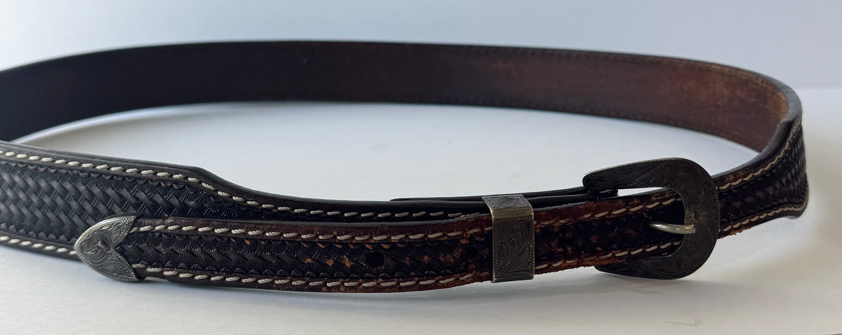 Braided Leather Belt