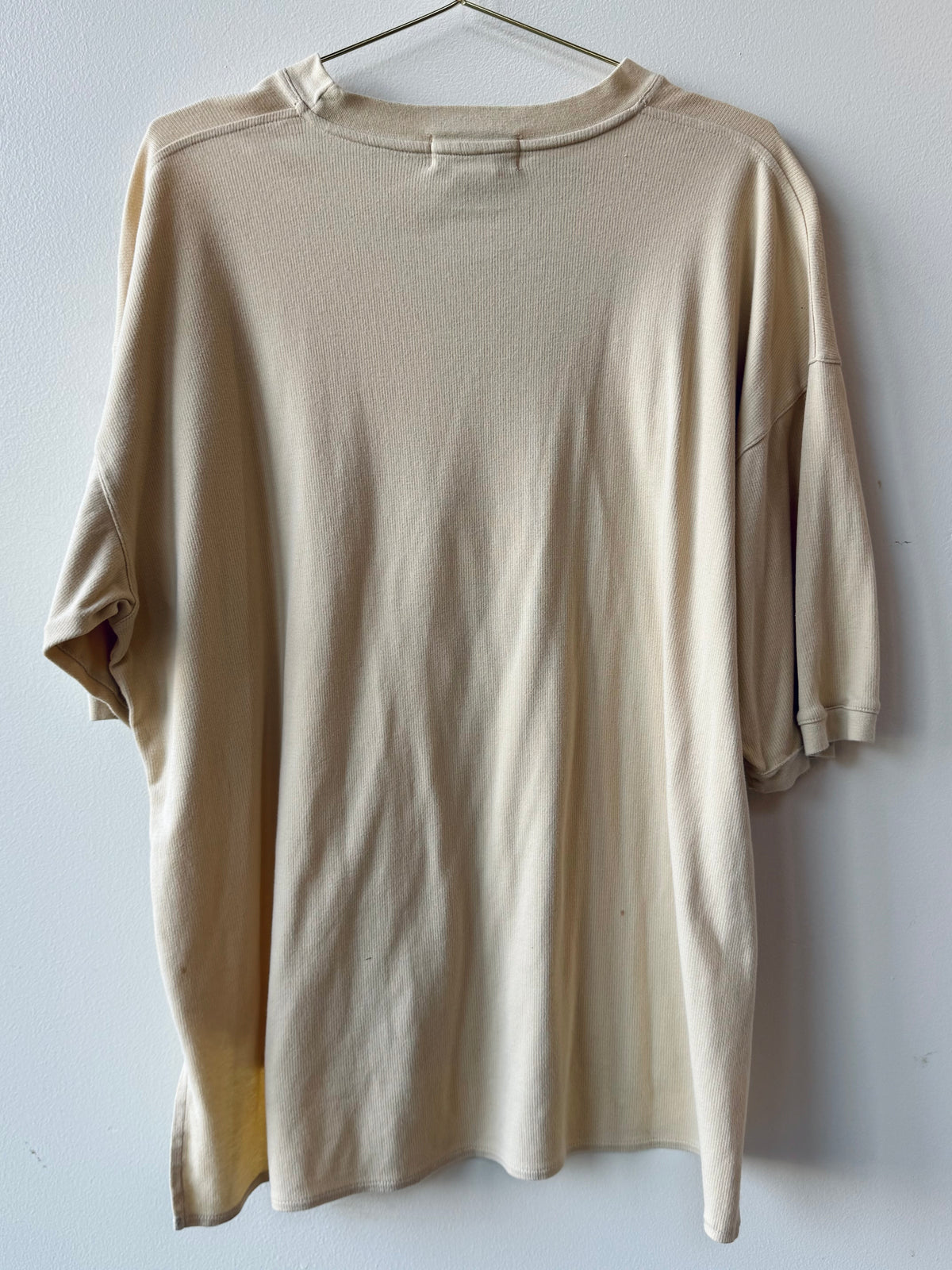 Oversized Ribbed Vintage Tee