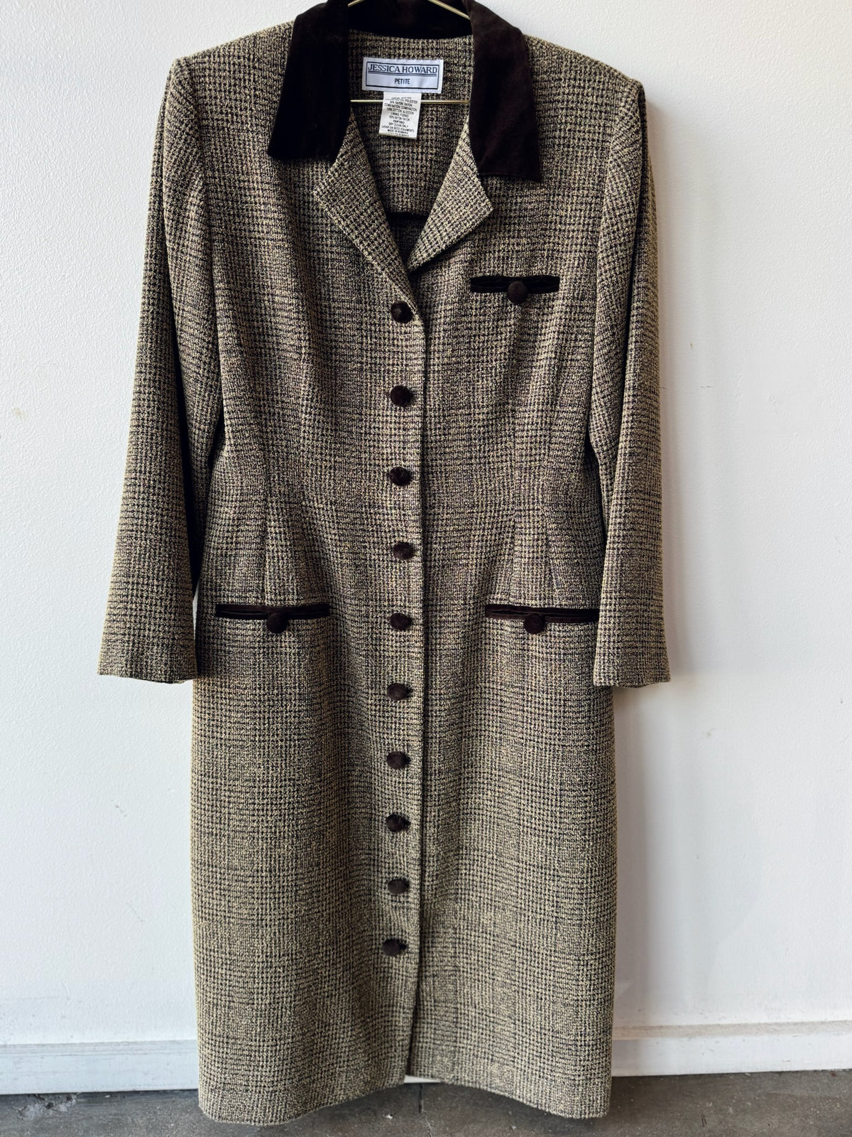 Tweed Coat Dress
