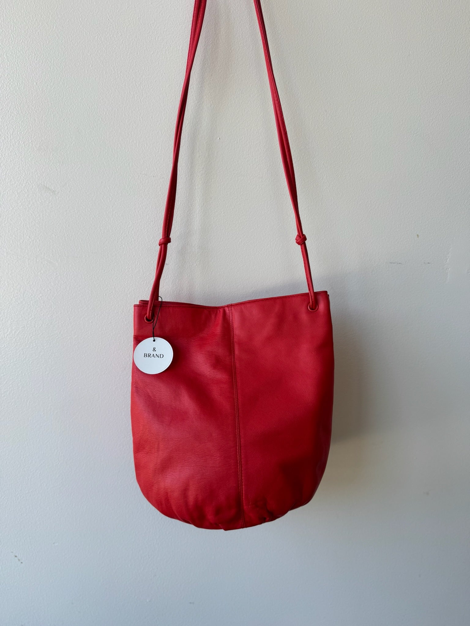 Red Leather Purse