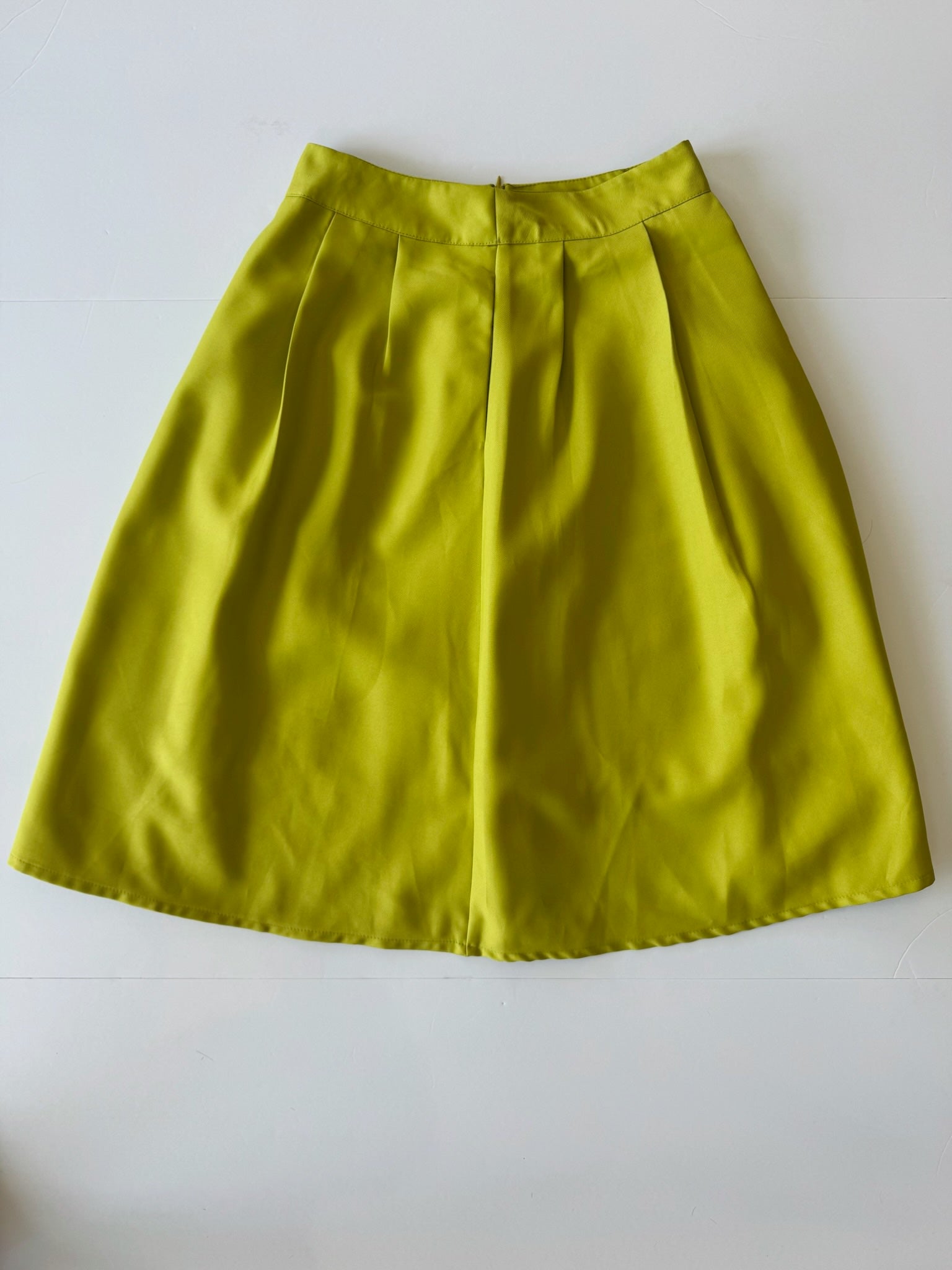 Vintage Chartreuse Skirt