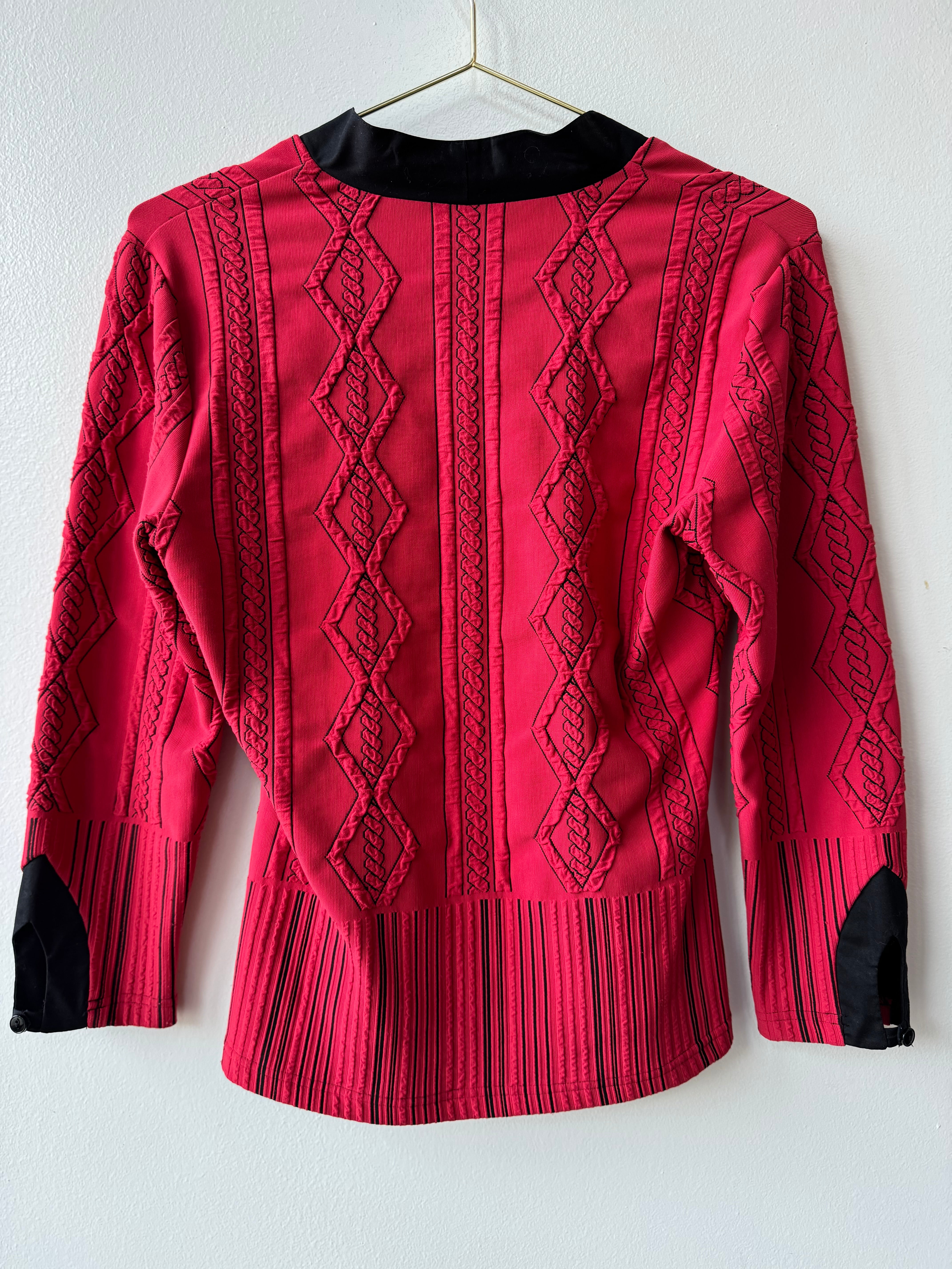 Stera Textured Zip-Up Jacket