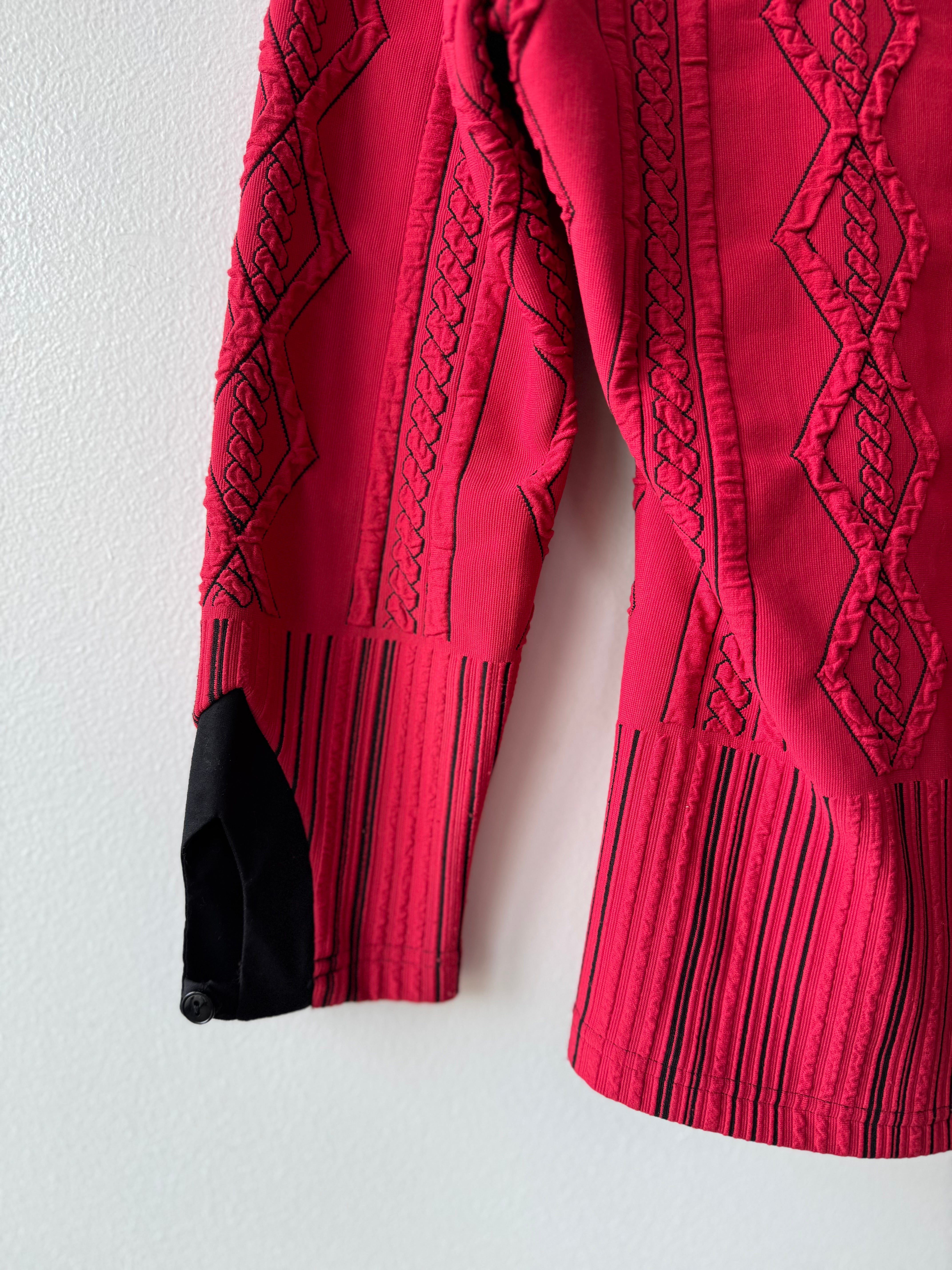 Stera Textured Zip-Up Jacket
