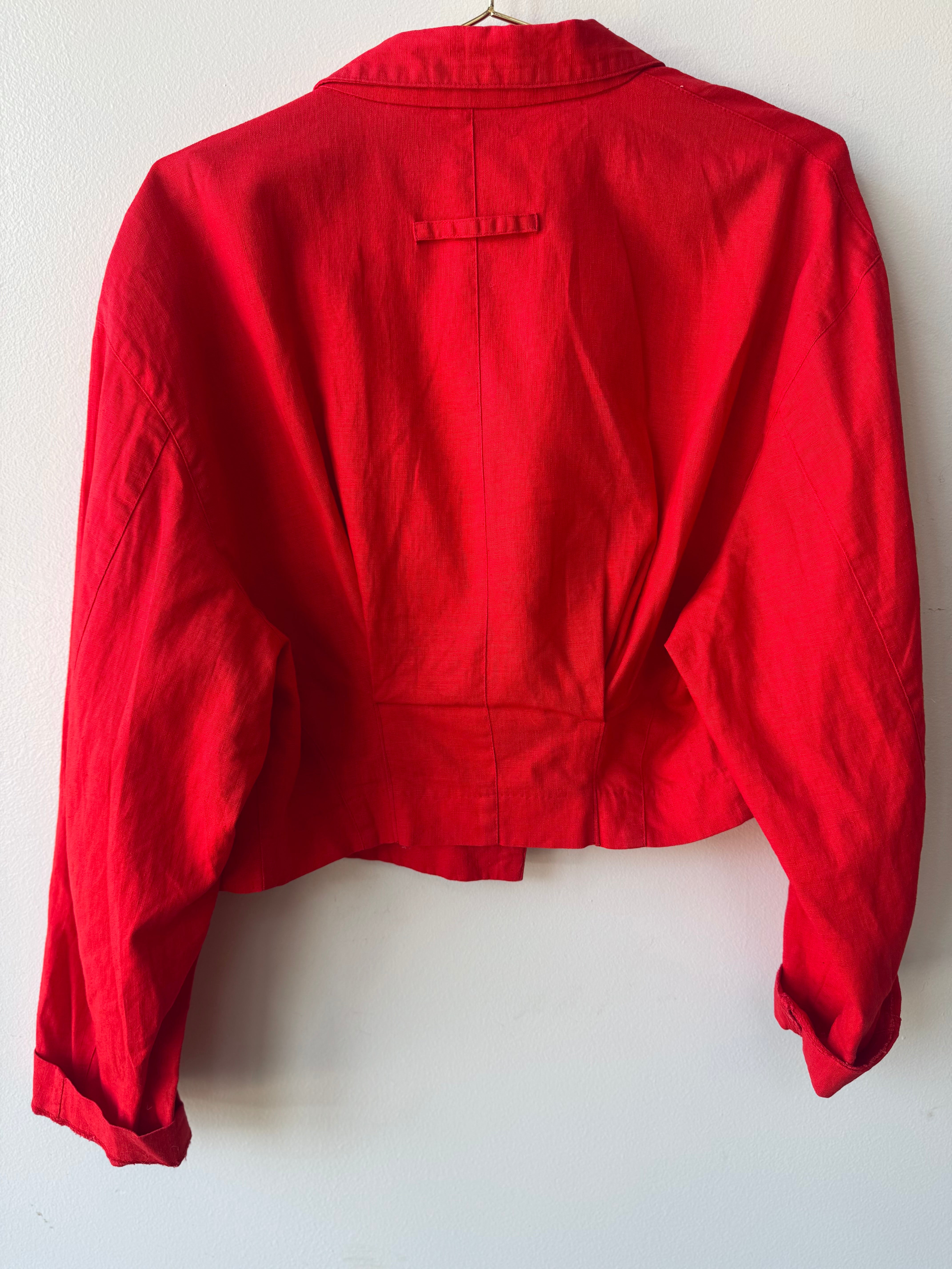 Please and Thank You Cropped Blazer