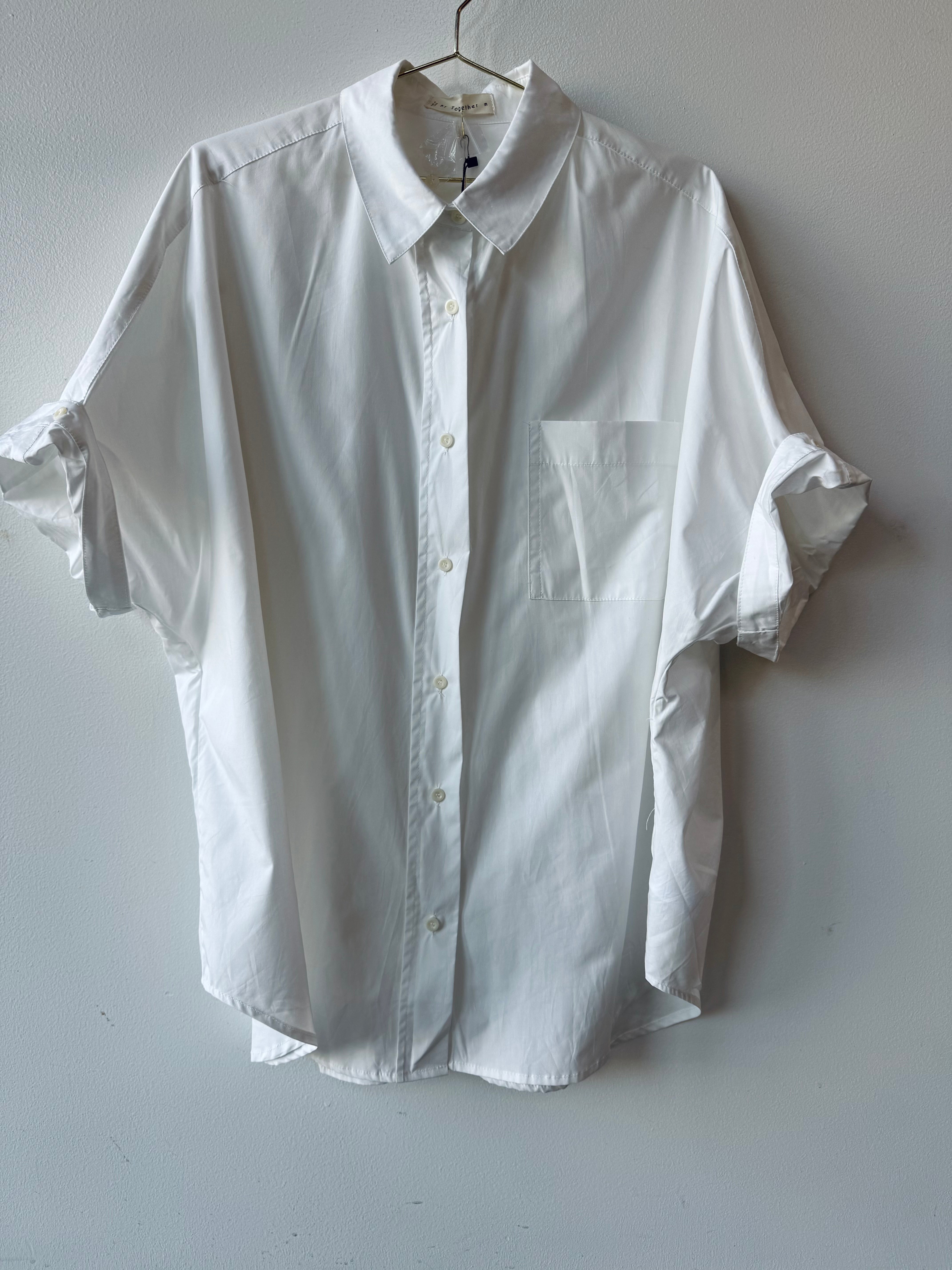 Oversized Cuff Hem Shirt
