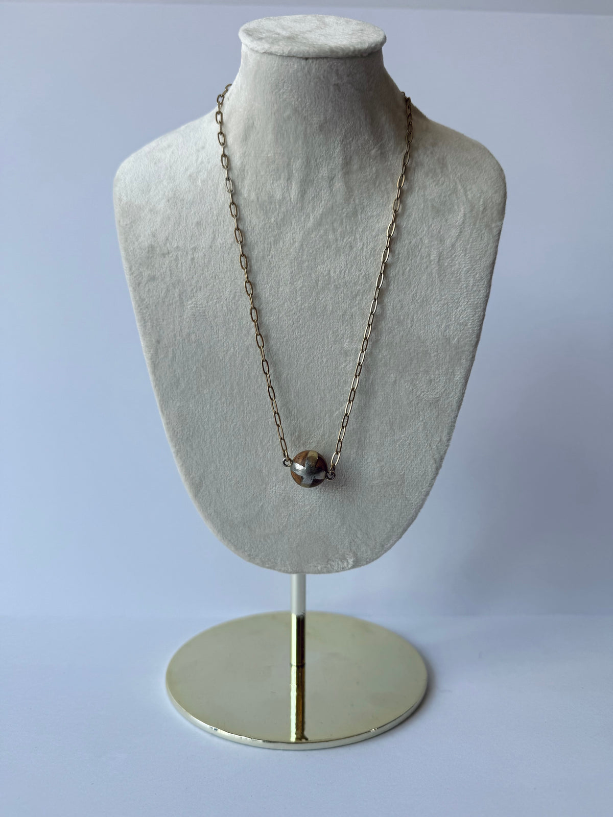 Gold Globe Necklace