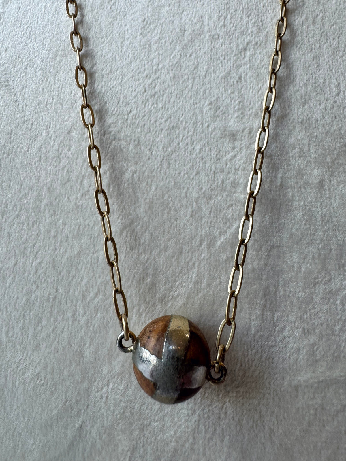 Gold Globe Necklace