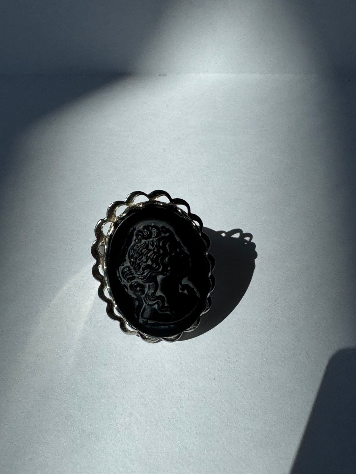 Black & Silver Portrait Ring