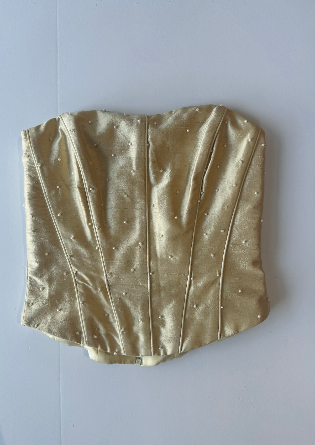 Vintage Golden Corset Top