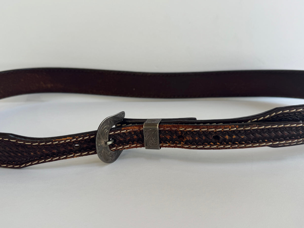 Braided Leather Belt