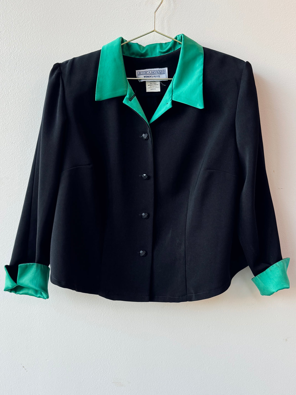 Black Button-Down Blazer