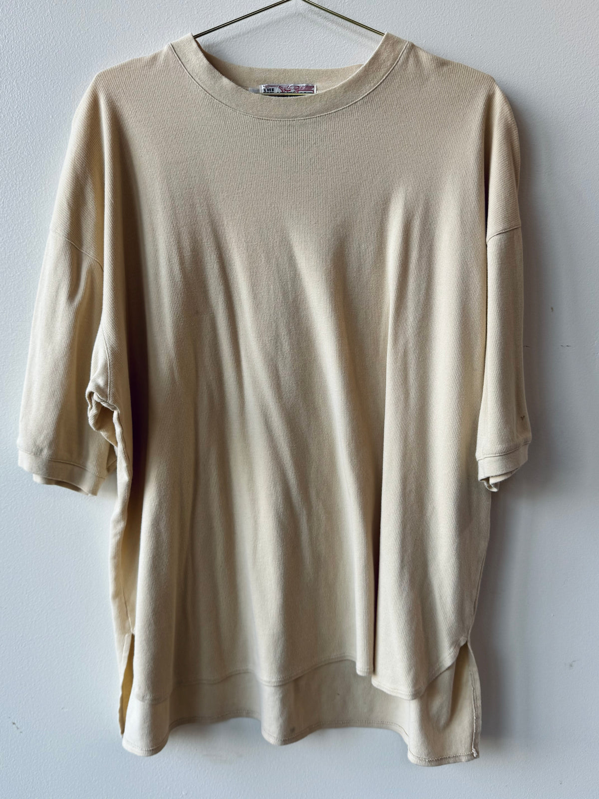 Oversized Ribbed Vintage Tee