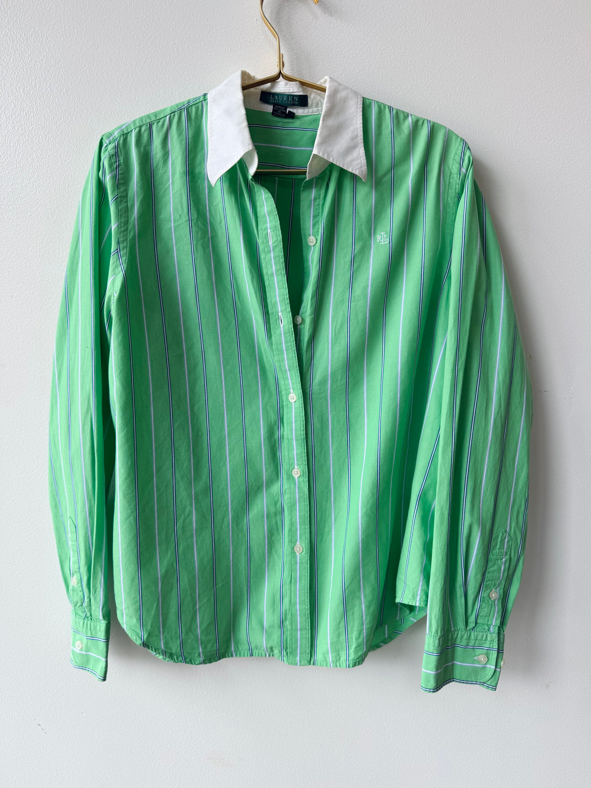 Contrast Collar Button Up