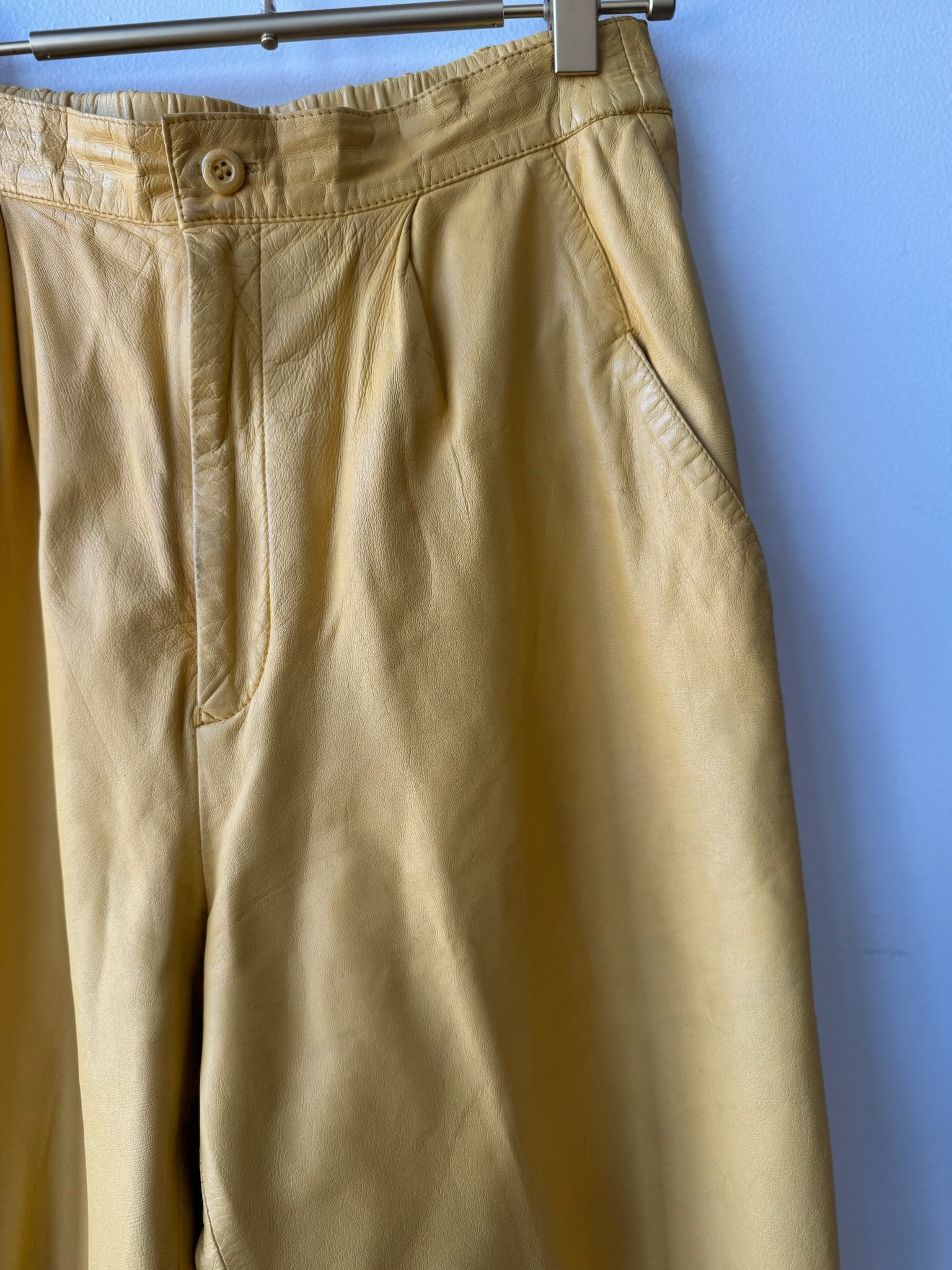 Vintage Genuine Leather Trousers