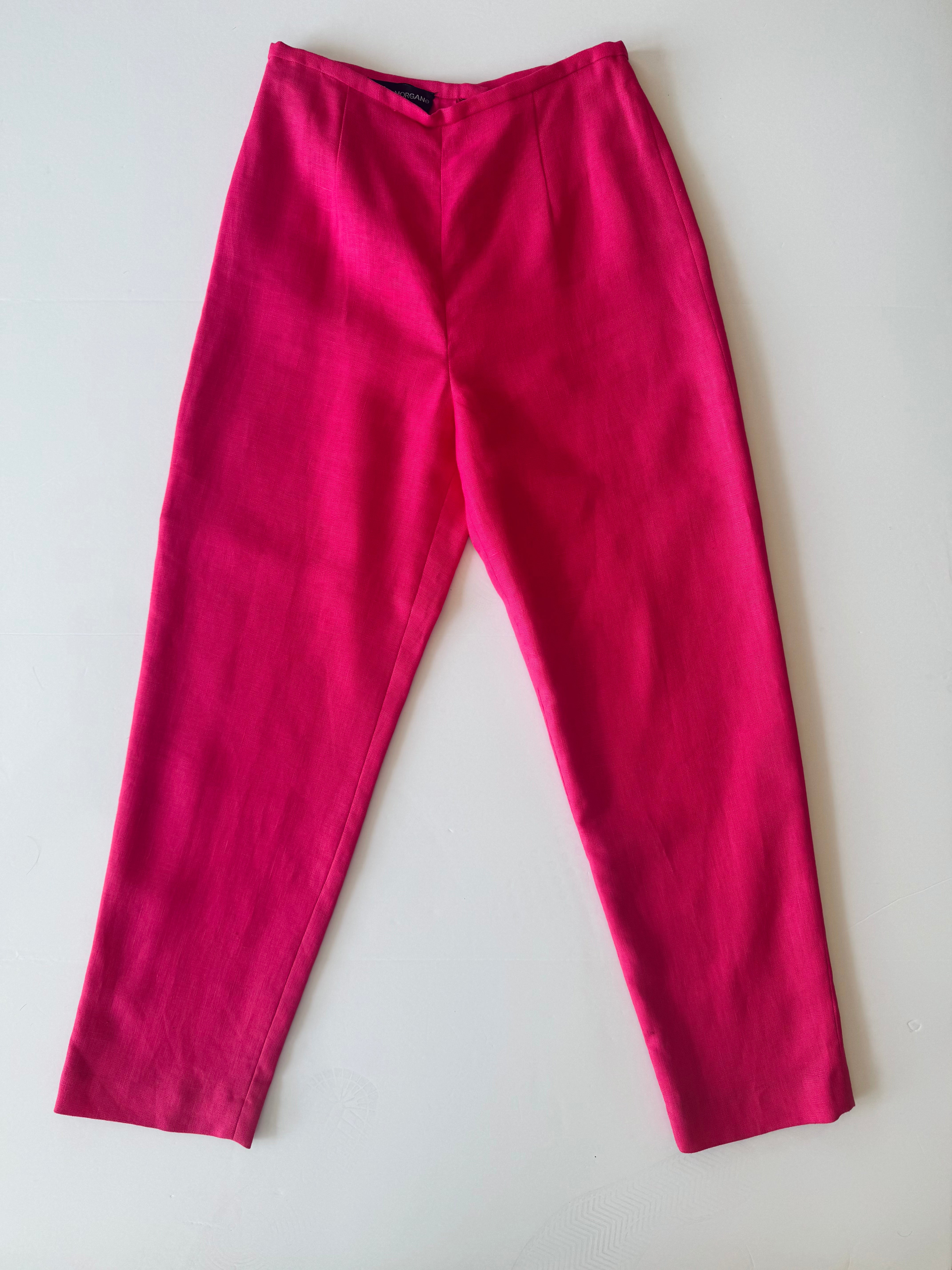 Vintage Pink 100% Linen Pants