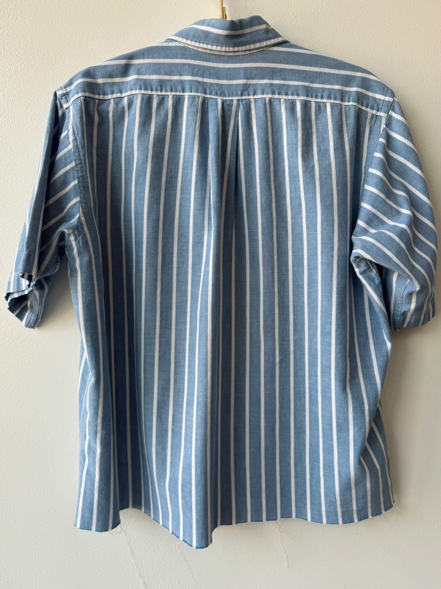 Vintage Striped Button-Up