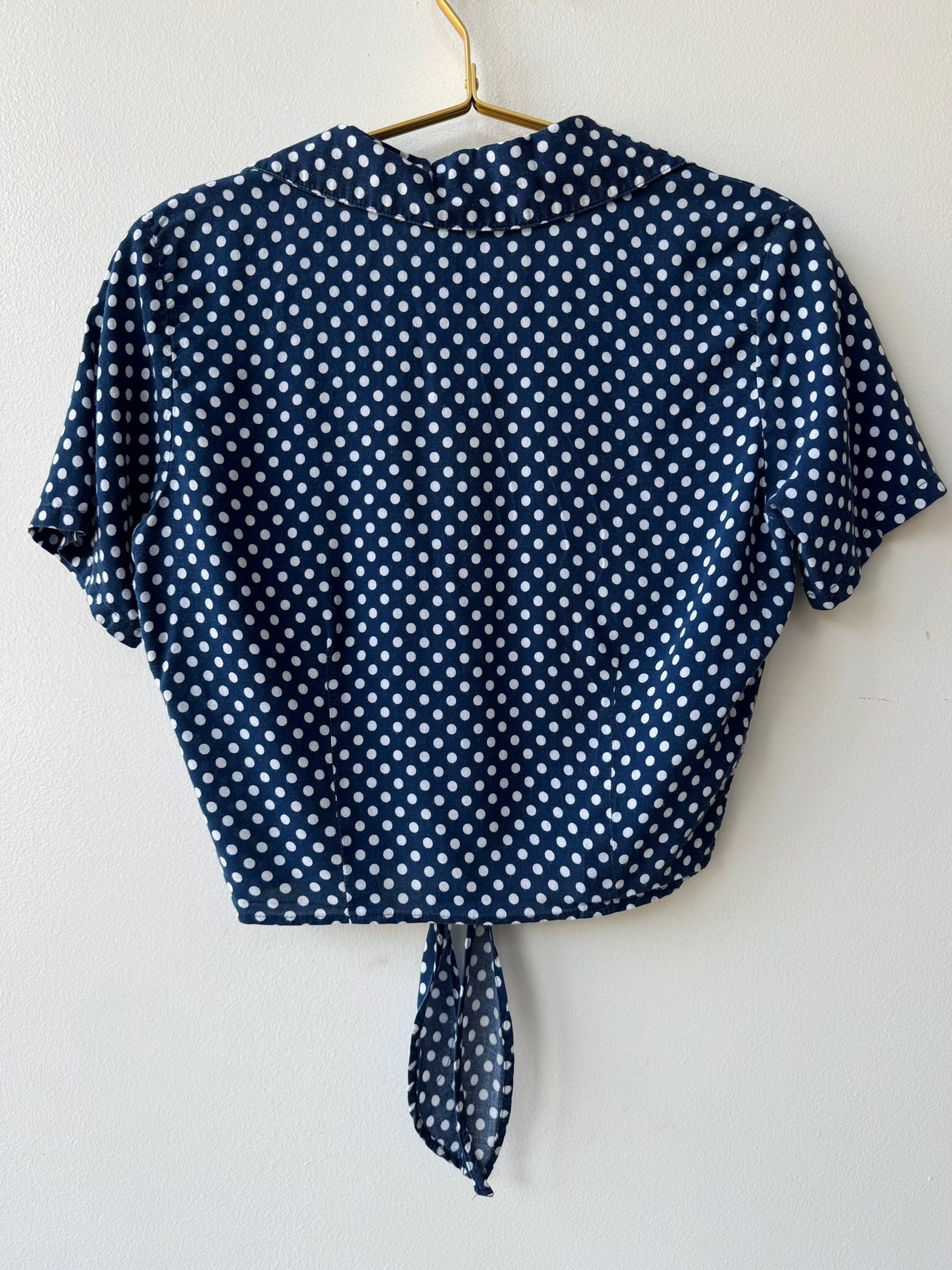 Polka Dot Tie Top
