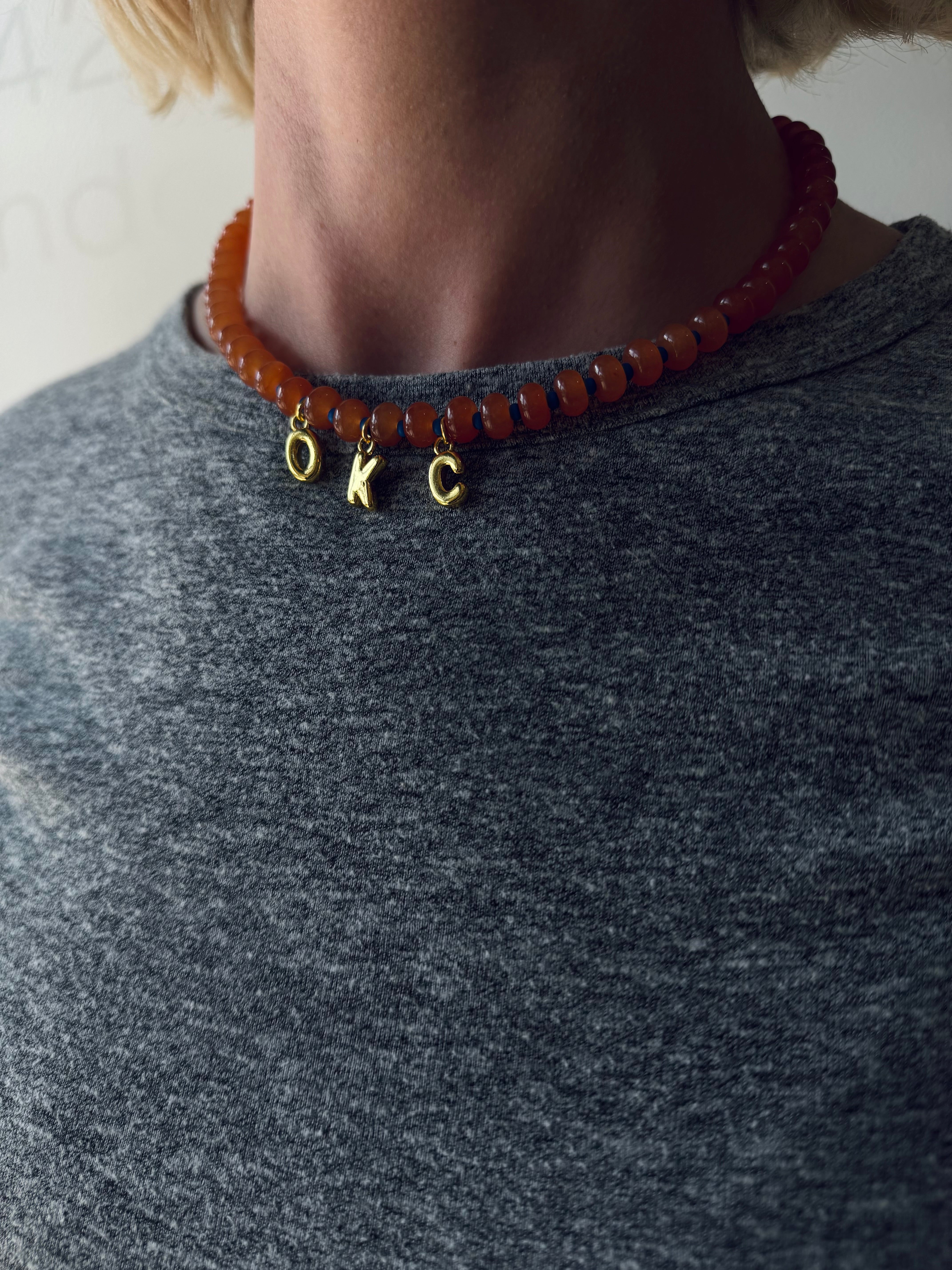 Thunder Handmade Beaded Necklace