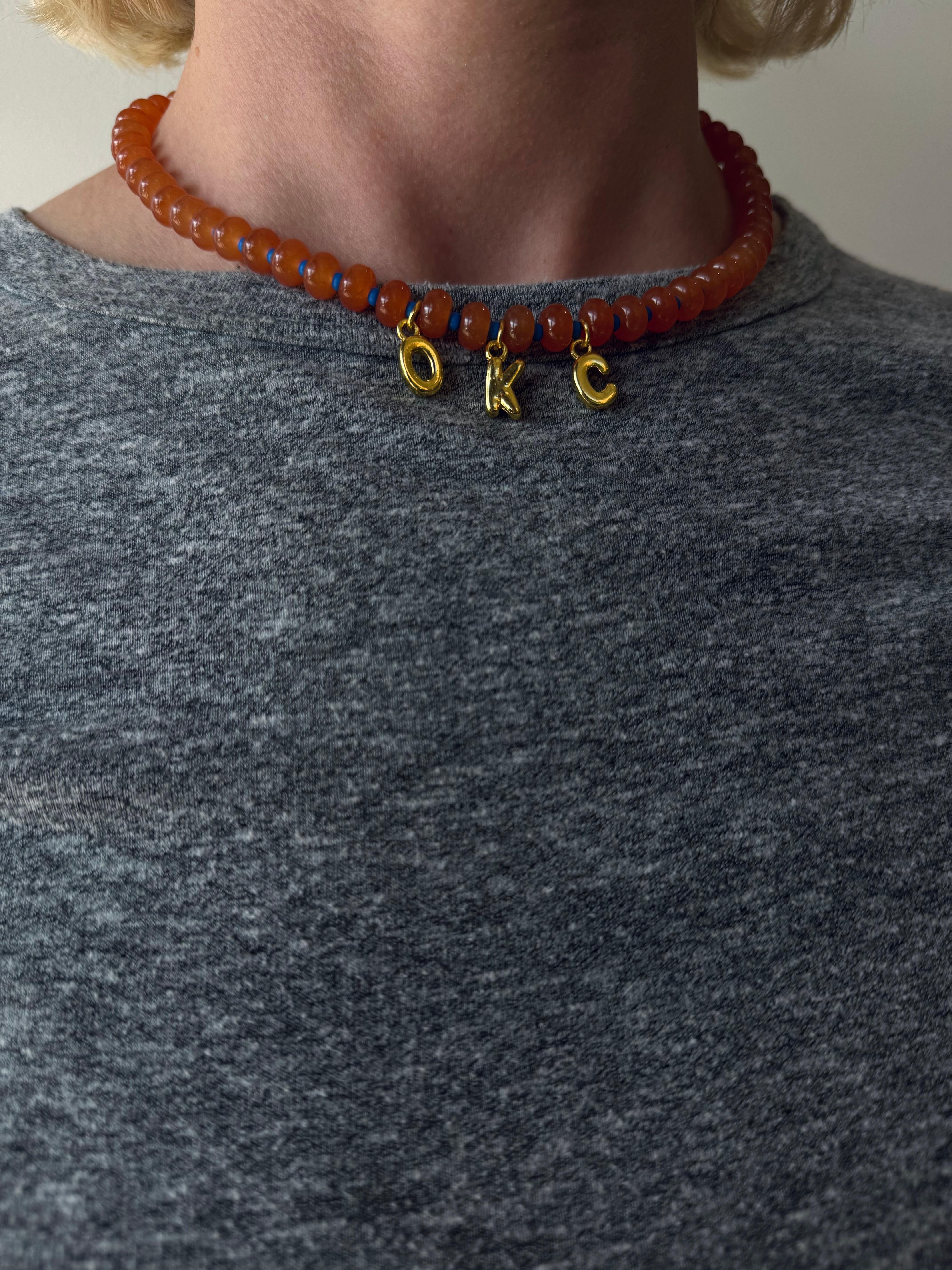Thunder Handmade Beaded Necklace